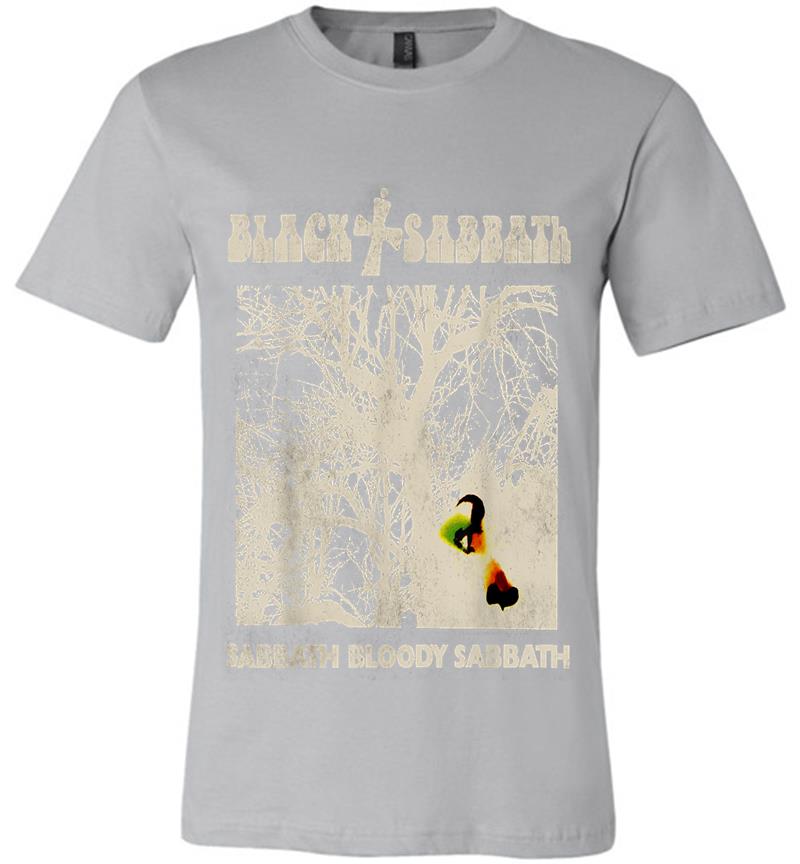 Inktee Store - Black Sabbath Official Vintage Negative Premium T-Shirt Image