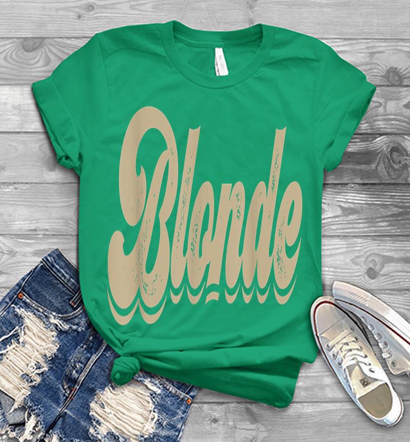 Inktee Store - Blonde Hair Color Babe Mens T-Shirt Image
