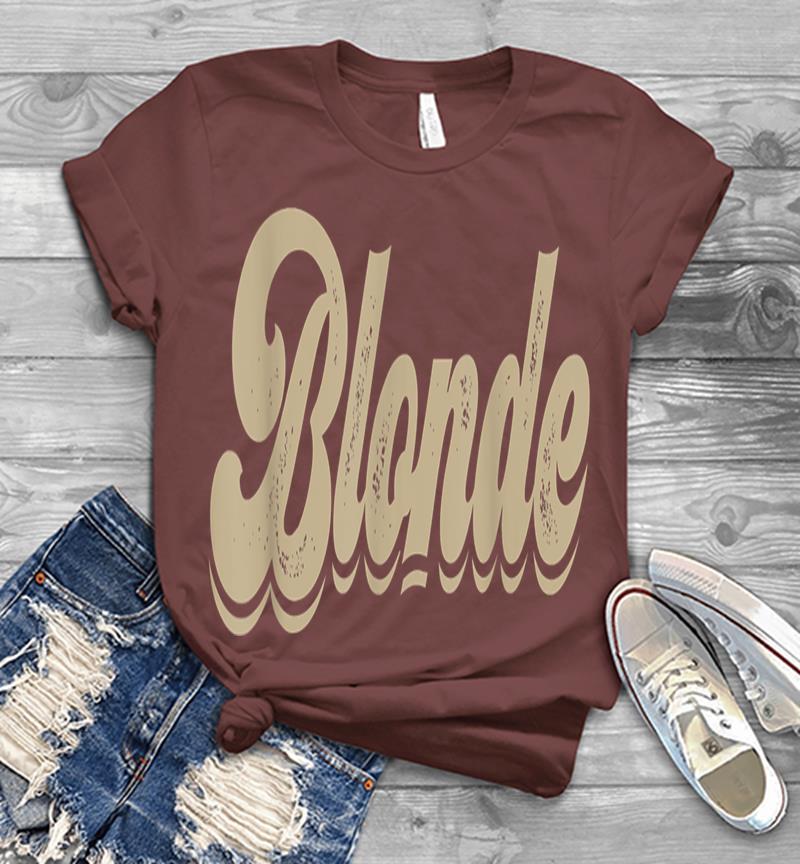Inktee Store - Blonde Hair Color Babe Mens T-Shirt Image