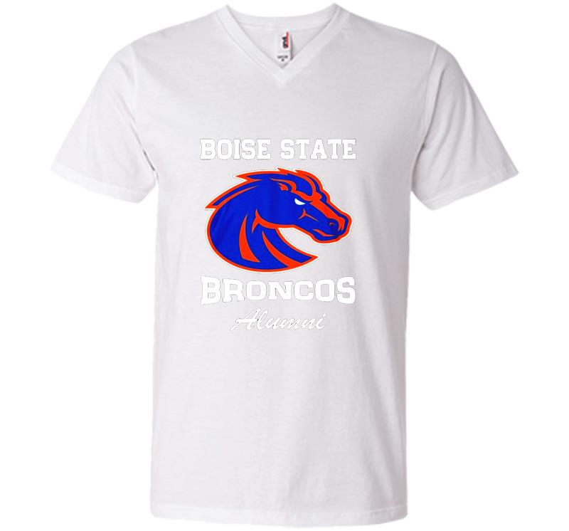 Inktee Store - Boise State Broncos Alumni V-Neck T-Shirt Image