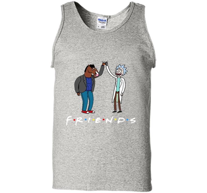 Bojack Horseman And Rick Morty Is Friends Tv Show Mens Tank Top
