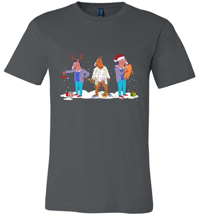 Bojack Horseman Christmas Premium T-shirt