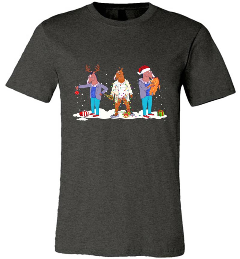 Inktee Store - Bojack Horseman Christmas Premium T-Shirt Image