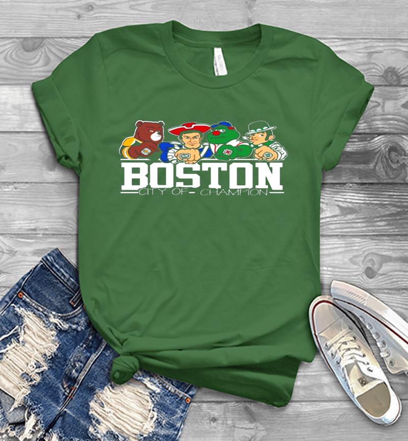 Inktee Store - Boston City Of Champion Mens T-Shirt Image