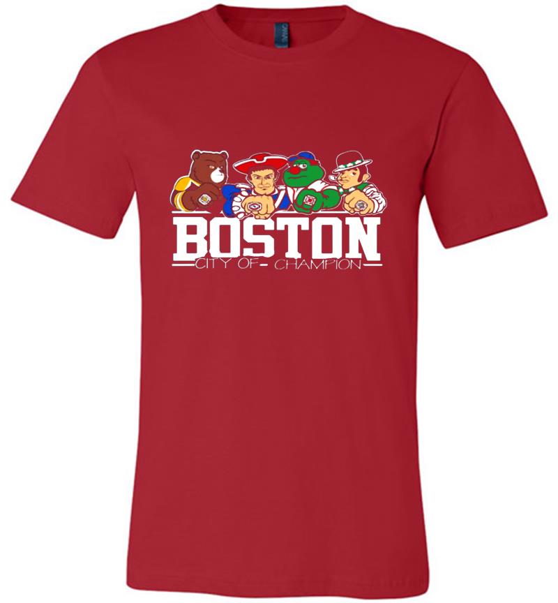 Inktee Store - Boston City Of Champion Premium T-Shirt Image