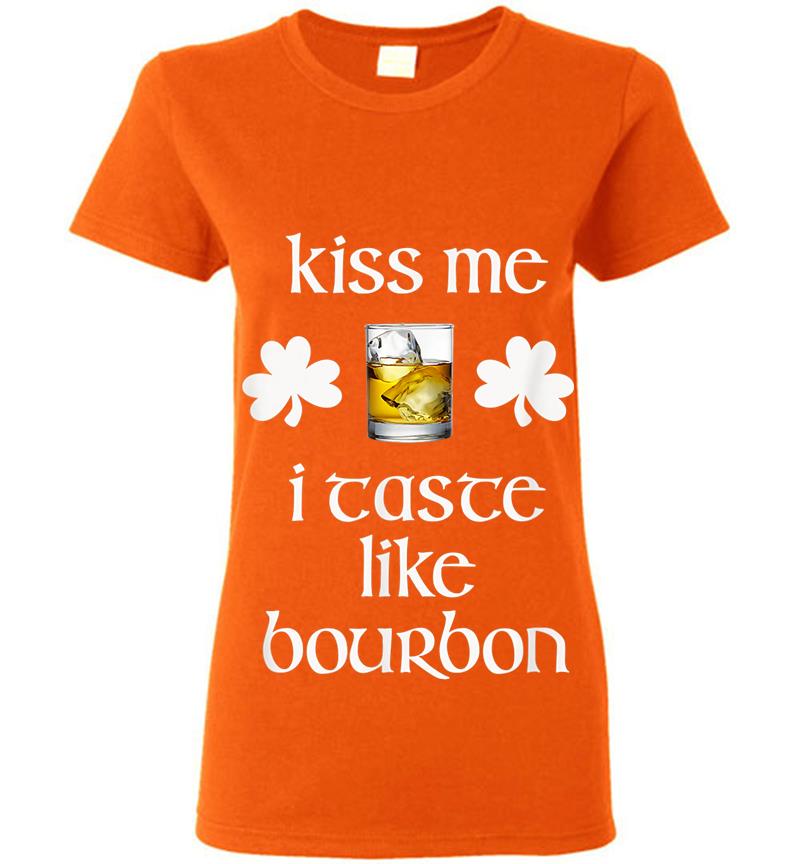 Inktee Store - Bourbon St. Patricks Day - Taste Like Bourbon Womens T-Shirt Image