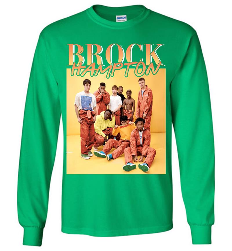 Inktee Store - Brockhampton Pop Rap Band Long Sleeve T-Shirt Image