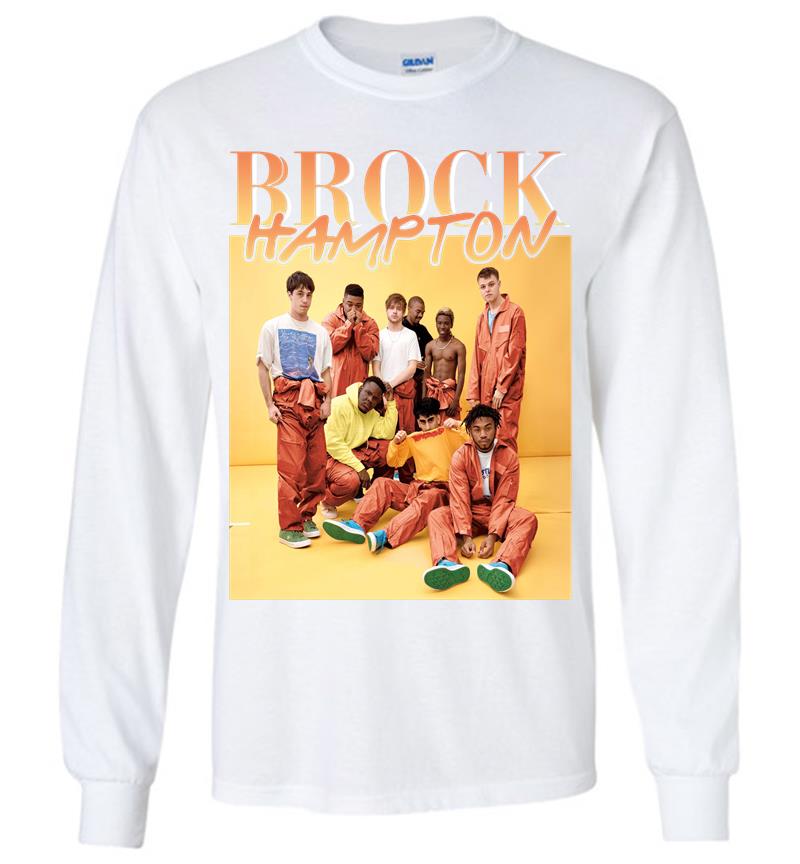 Inktee Store - Brockhampton Pop Rap Band Long Sleeve T-Shirt Image