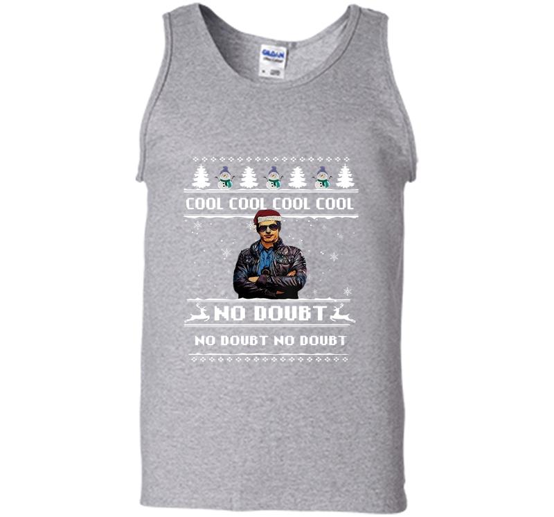 Inktee Store - Brooklyn 99 Cool Cool Cool Cool No Doubt No Doubt No Doubt Christmas Mens Tank Top Image