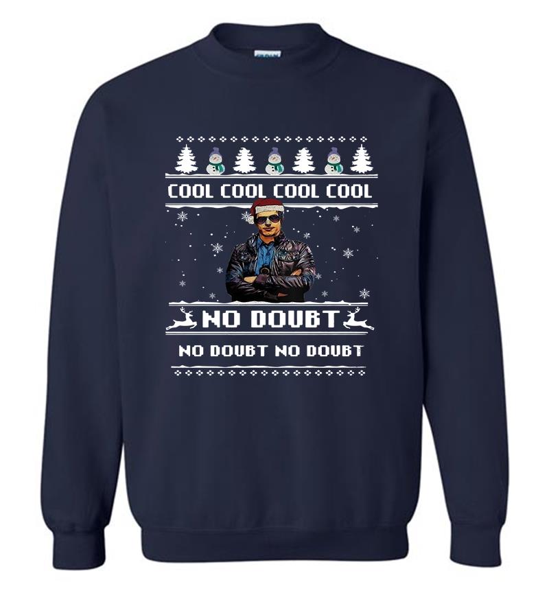 Inktee Store - Brooklyn 99 Cool Cool Cool Cool No Doubt No Doubt No Doubt Christmas Sweatshirt Image