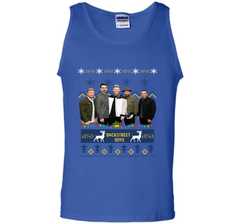 Inktee Store - Bsb Backstreet Boys Christmas Mens Tank Top Image