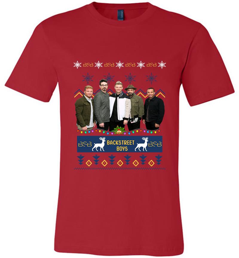 Inktee Store - Bsb Backstreet Boys Christmas Premium T-Shirt Image