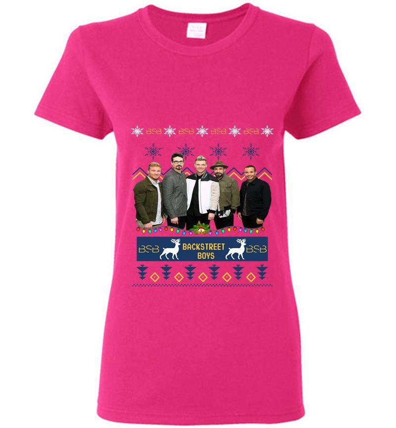 Inktee Store - Bsb Backstreet Boys Christmas Womens T-Shirt Image