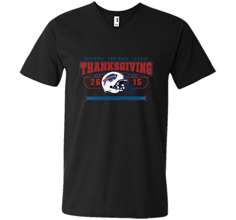 Buffalo Bills Nfl Thanksgiving V-neck T-shirt