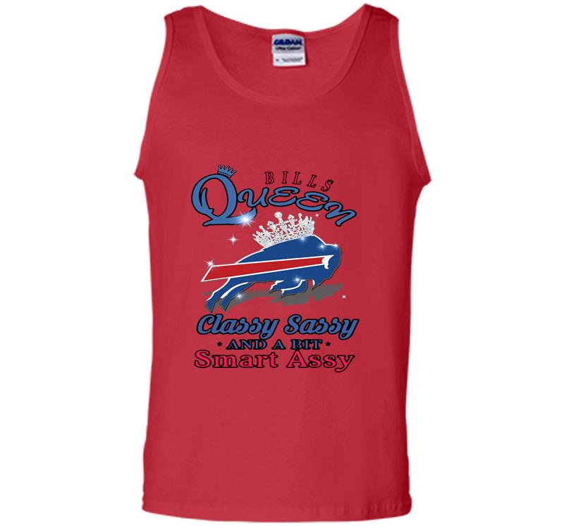 Inktee Store - Buffalo Bills Queen Classy Sassy And A Bit Smart Assy Mens Tank Top Image