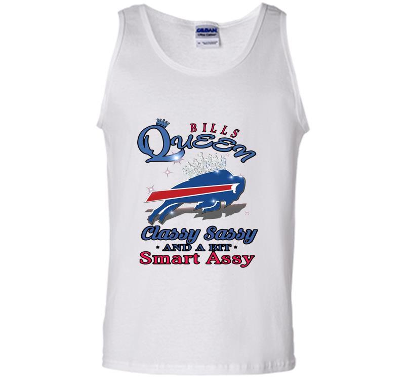 Inktee Store - Buffalo Bills Queen Classy Sassy And A Bit Smart Assy Mens Tank Top Image