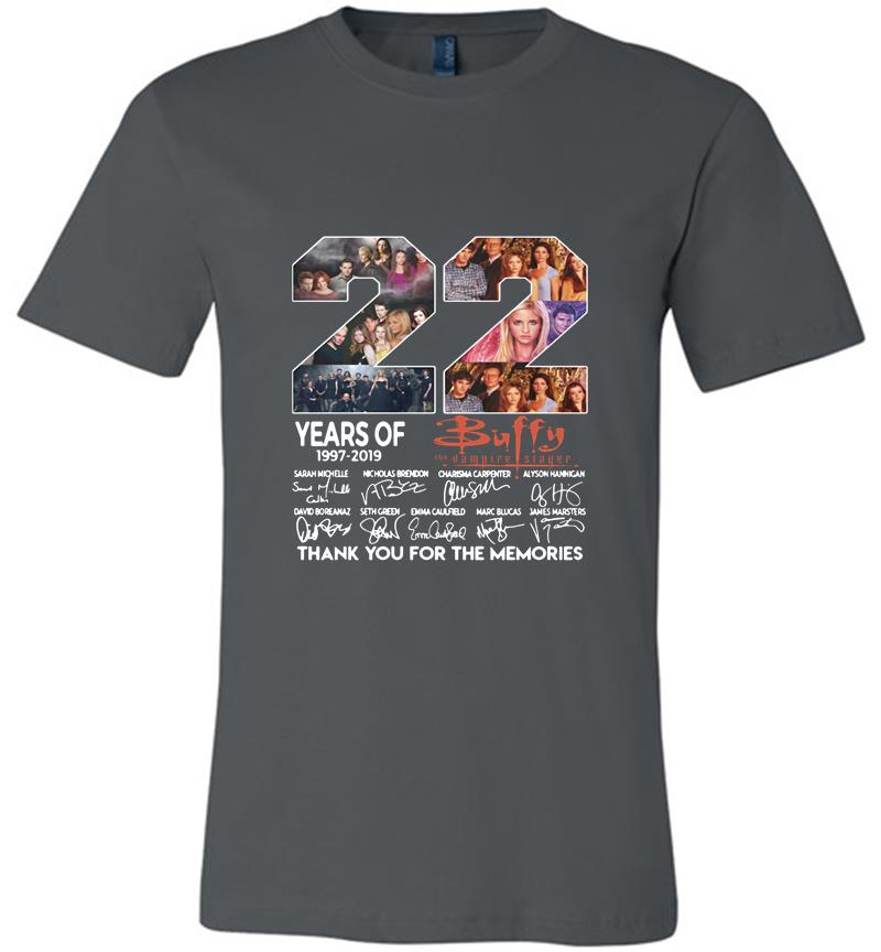Buffy The Vampire Slayer 22nd Years Of 1997-2019 Signature Premium T-shirt
