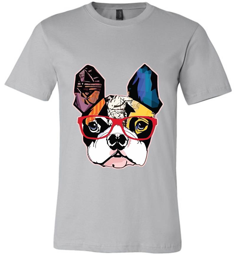 Inktee Store - Bulldog Art Premium T-Shirt Image