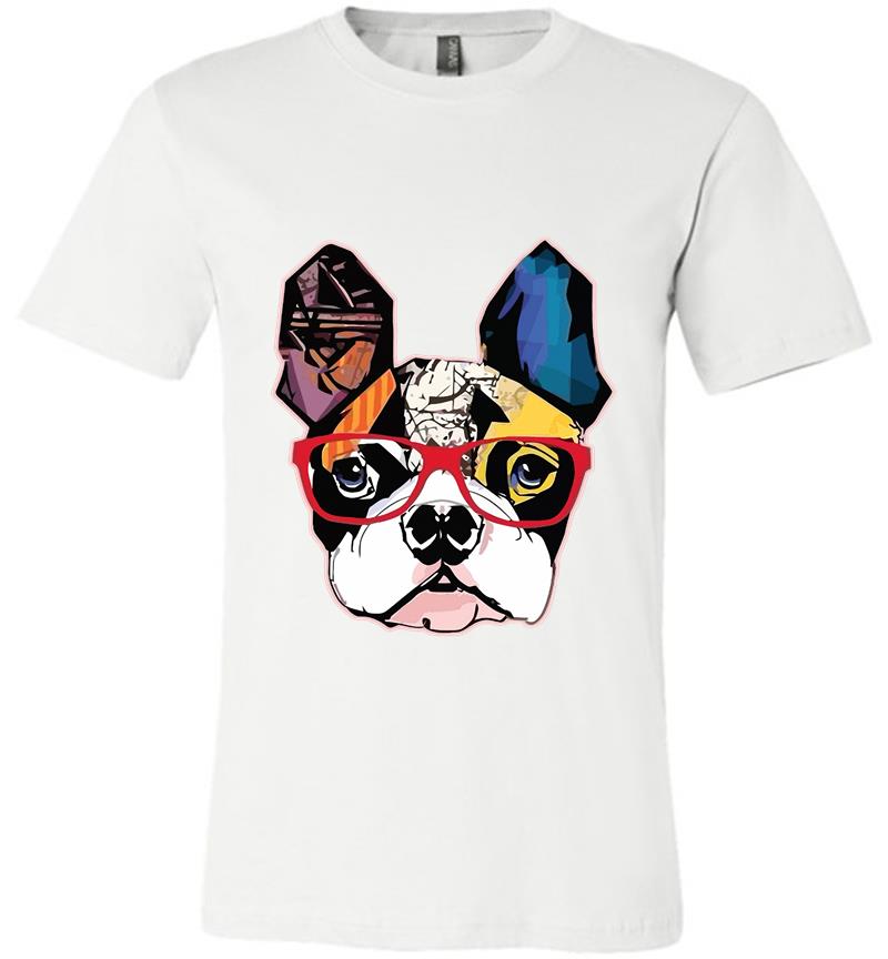Inktee Store - Bulldog Art Premium T-Shirt Image