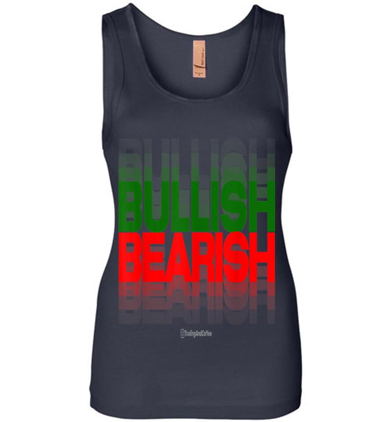 Inktee Store - Bullish And Bearish Womens Jersey Tank Top Image