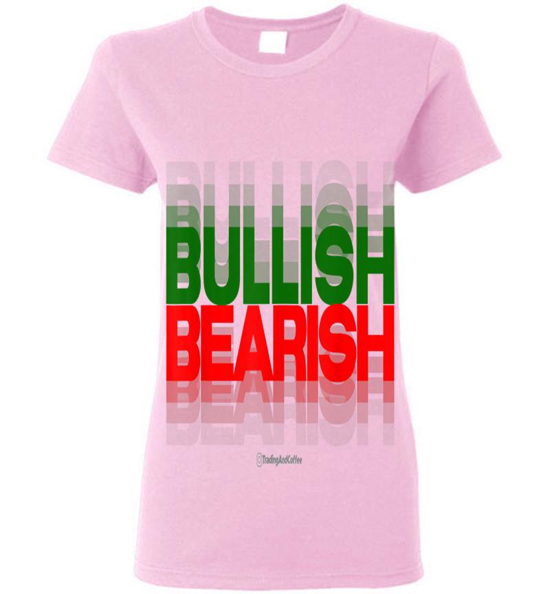 Inktee Store - Bullish And Bearish Womens T-Shirt Image