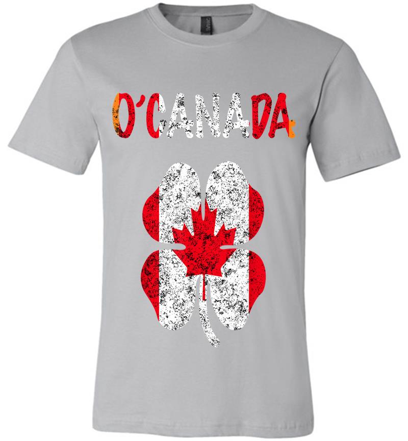 Inktee Store - Canada Flag St Patricks Day Party Clothes Beer Team Premium T-Shirt Image