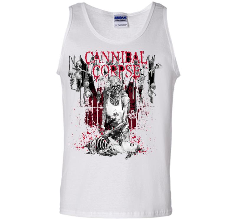 Inktee Store - Cannibal Corpse Butcher Official Merchandise Men Tank Top Image