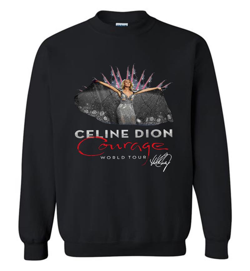 Celine Dion Courage World Tour Signature Sweatshirt