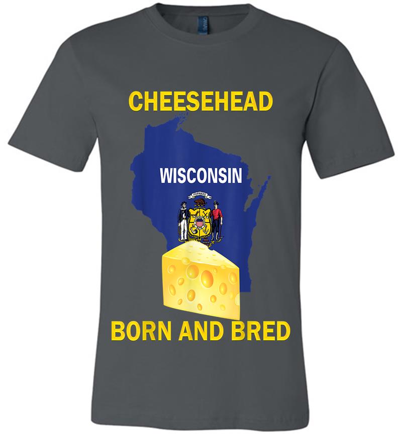 Cheesehead Born And Bred Premium T-shirt