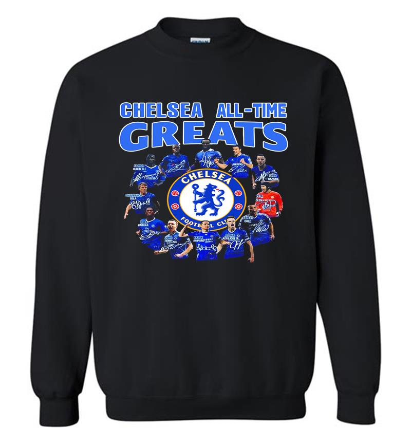Chelsea Football Club All-Time Greats Team Signature Sweatshirt