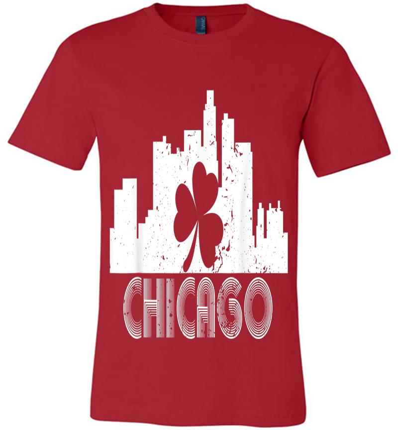 Inktee Store - Chicago Illinois St Patrick'S Day For Festival Premium T-Shirt Image