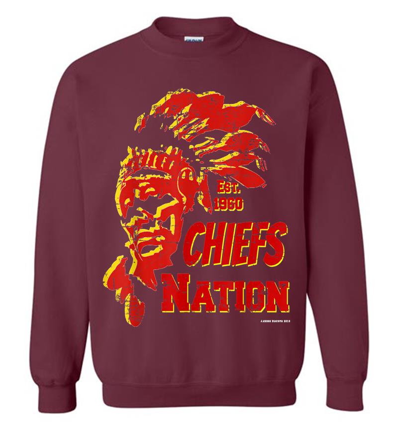 Inktee Store - Chiefs Nation - Est. 1960 Sweatshirt Image
