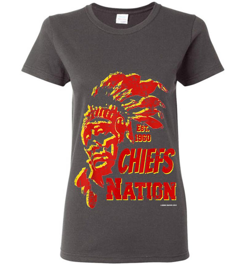 Inktee Store - Chiefs Nation - Est. 1960 Womens T-Shirt Image