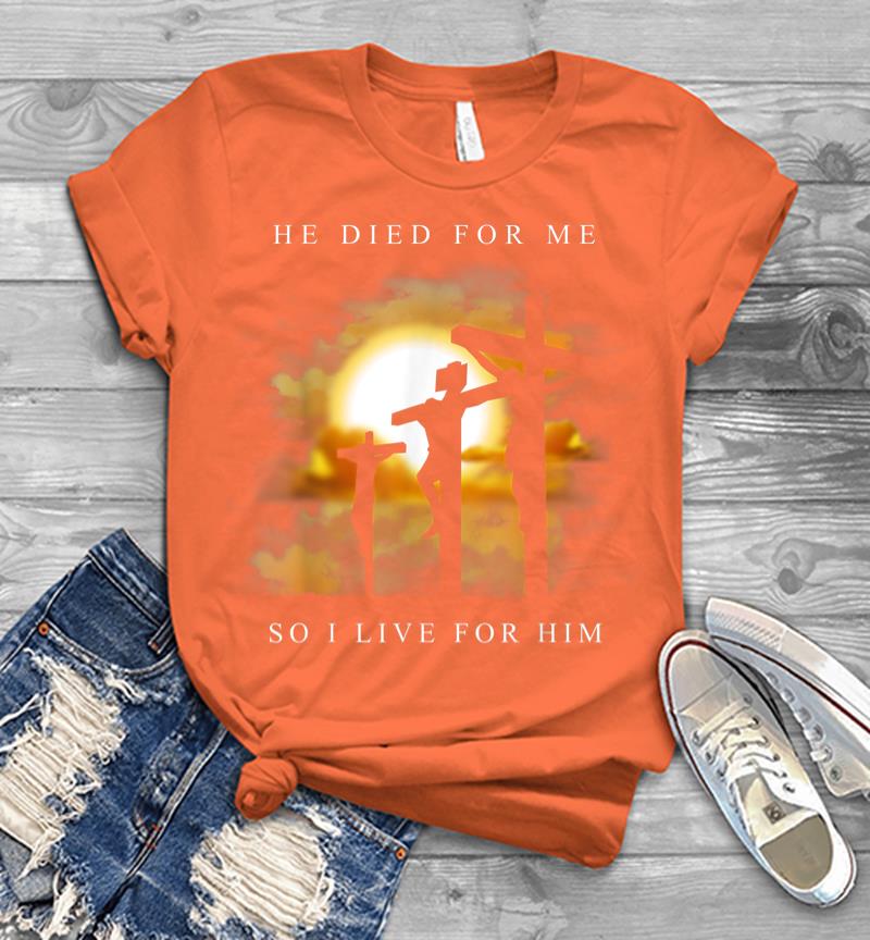 Inktee Store - Christian Bible Verse Jesus Died For Me Men T-Shirt Image