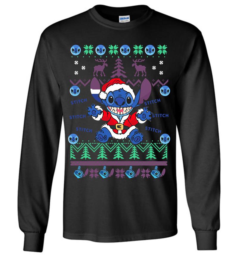 Christmas Stitch Claus Long Sleeve T-Shirt