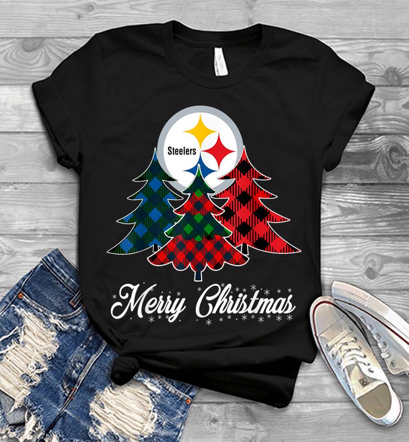 Pittsburgh Steelers Players Christmas Tree T-Shirt - TeeNaviSport