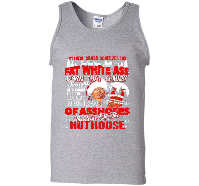 Inktee Store - Christmas Vacation The Jolliest Bunch Of Assholes This Side Of The Nuthouse Mens Tank Top Image