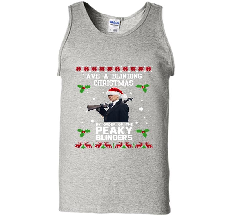 Cillian Murphy Ave A Blinding Christmas By Order Of The Peaky Blinders Mens Tank Top