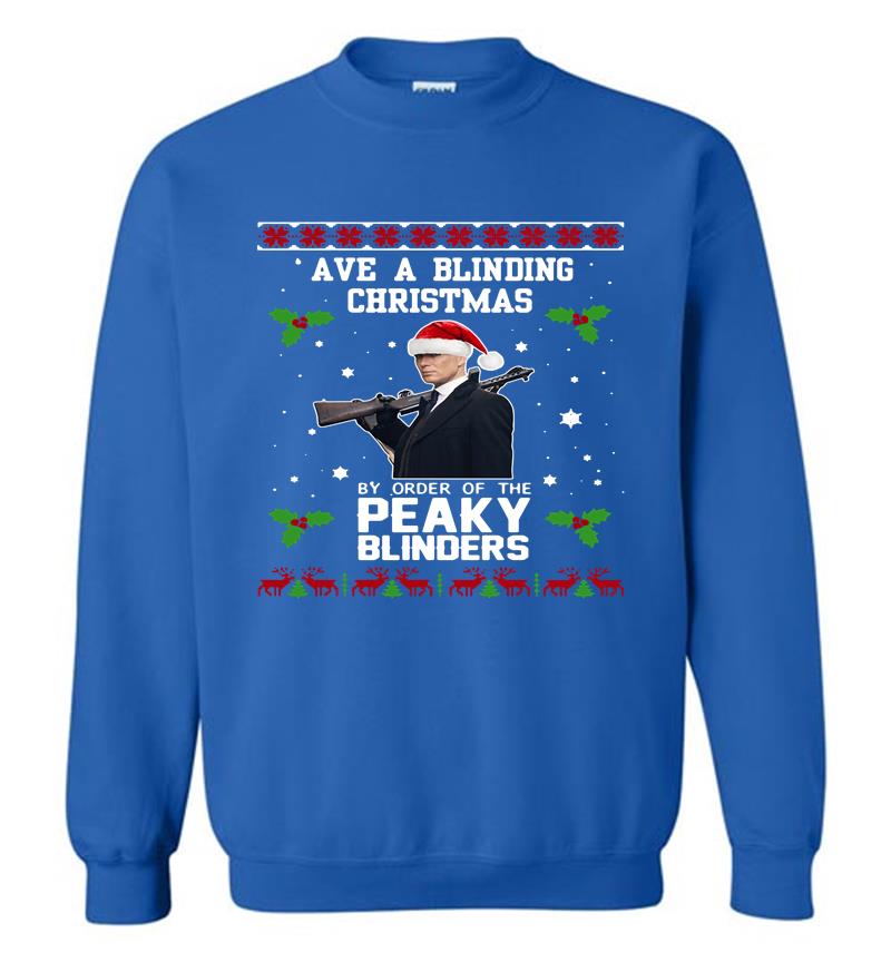 Inktee Store - Cillian Murphy Ave A Blinding Christmas By Order Of The Peaky Blinders Sweatshirt Image