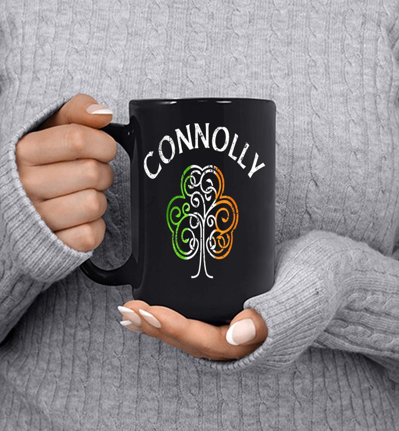 Connolly Irish Shamrock St Patricks Day Mug