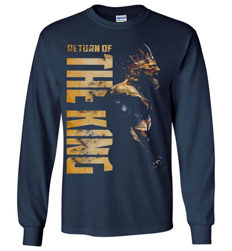 Inktee Store - Conor Mcgregor Return Of The King Long Sleeve T-Shirt Image
