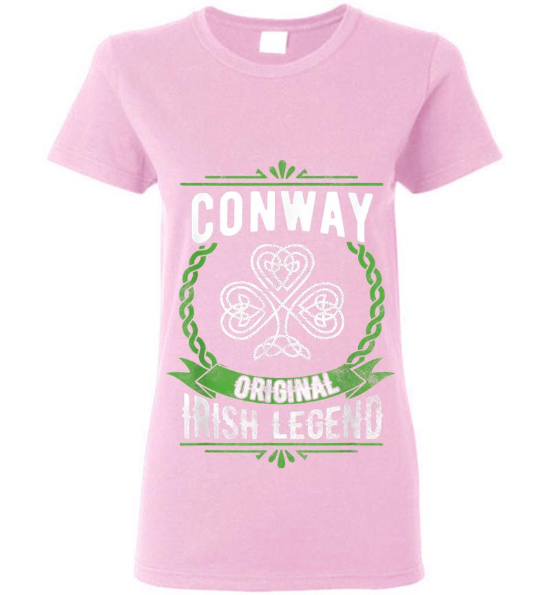 Inktee Store - Conway Name Irish Legend St. Patricks Day Womens T-Shirt Image