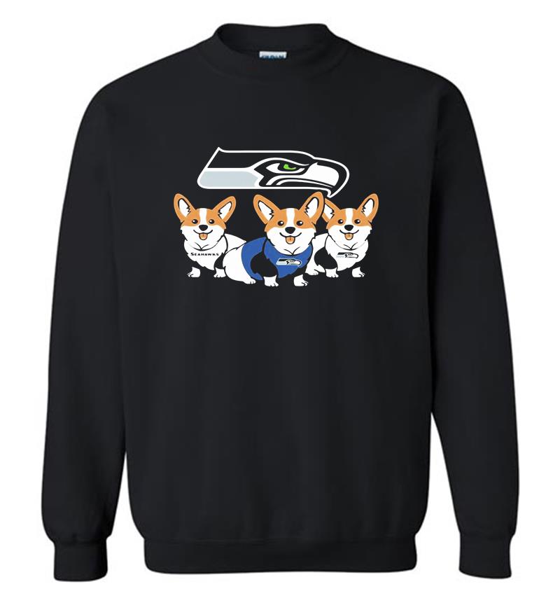 Corgi Dog Seattle Seahawks Sweatshirt