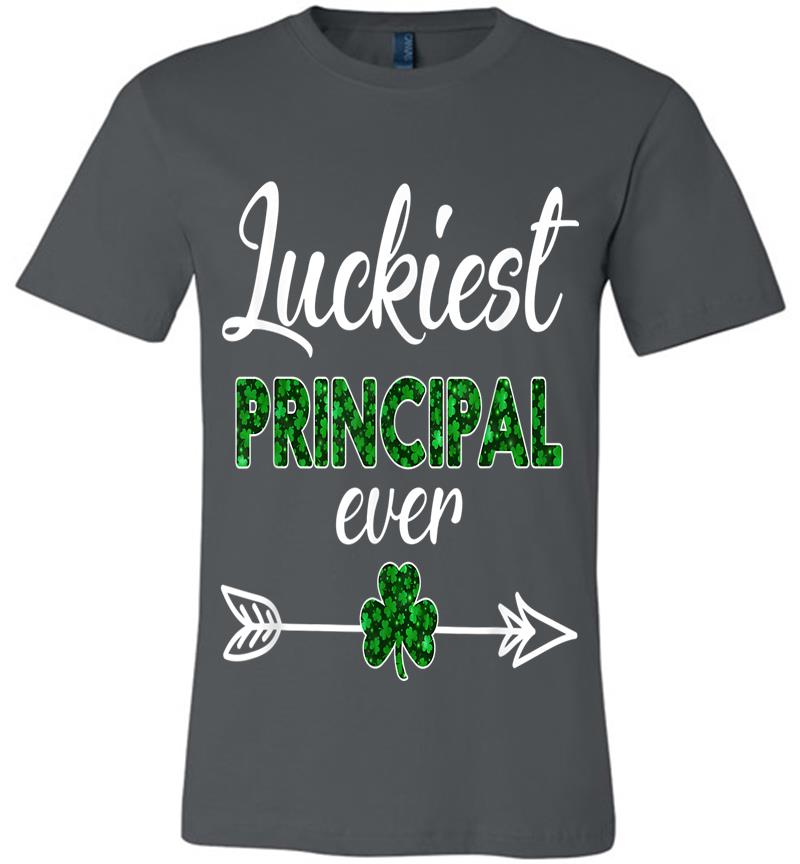 Cute Luckiest Principal Ever St Patricks Day Premium T-Shirt
