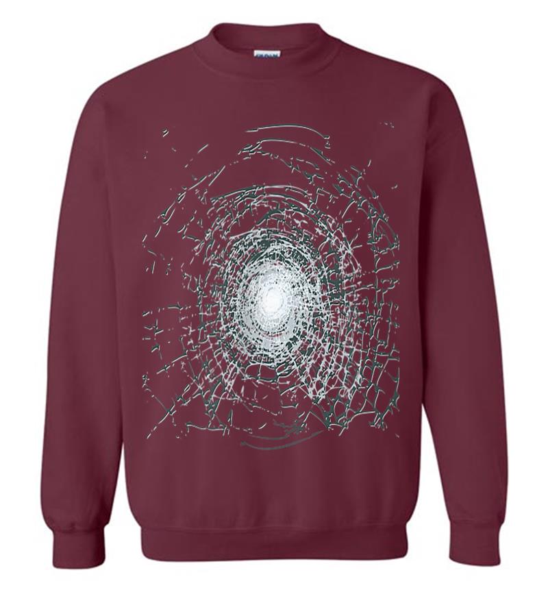 Inktee Store - Cybertrucks Bulletproof Broken Glass Sweatshirt Image