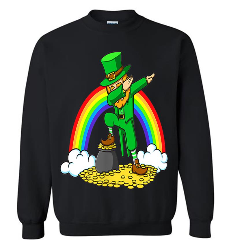 Dabbing Leprechaun Dabrechaun Funny Dab St Patrick Day Sweatshirt