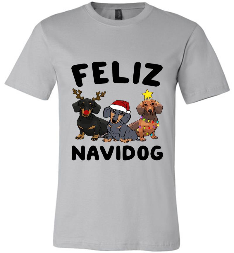 Inktee Store - Dachshund Felz Navidog Christmas Premium T-Shirt Image
