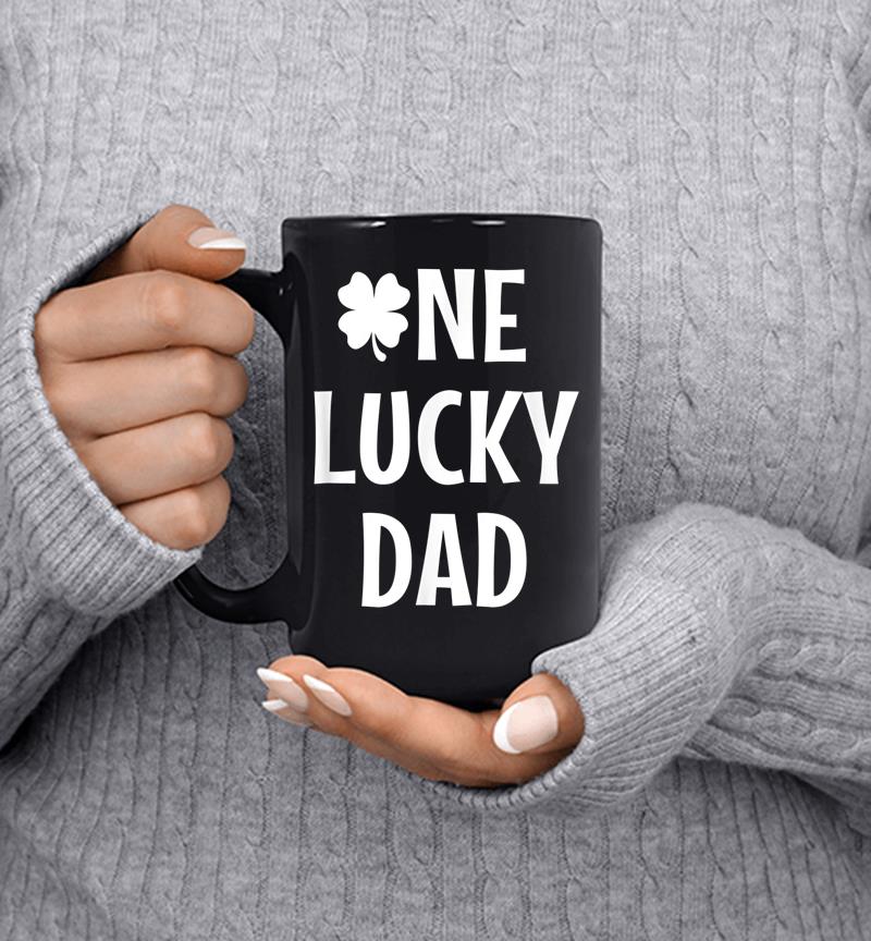 Dad Pregnancy Announcet St Patricks Day Mug
