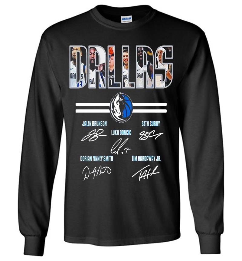 Dallas Mavericks Jalen Brunson Signature Long Sleeve T-shirt