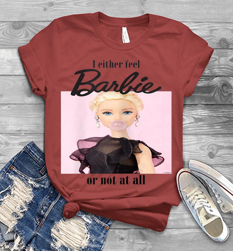 Damen Barbie Feel Like Barbie Viele GrenFarben Mens T-shirt - Inktee Store